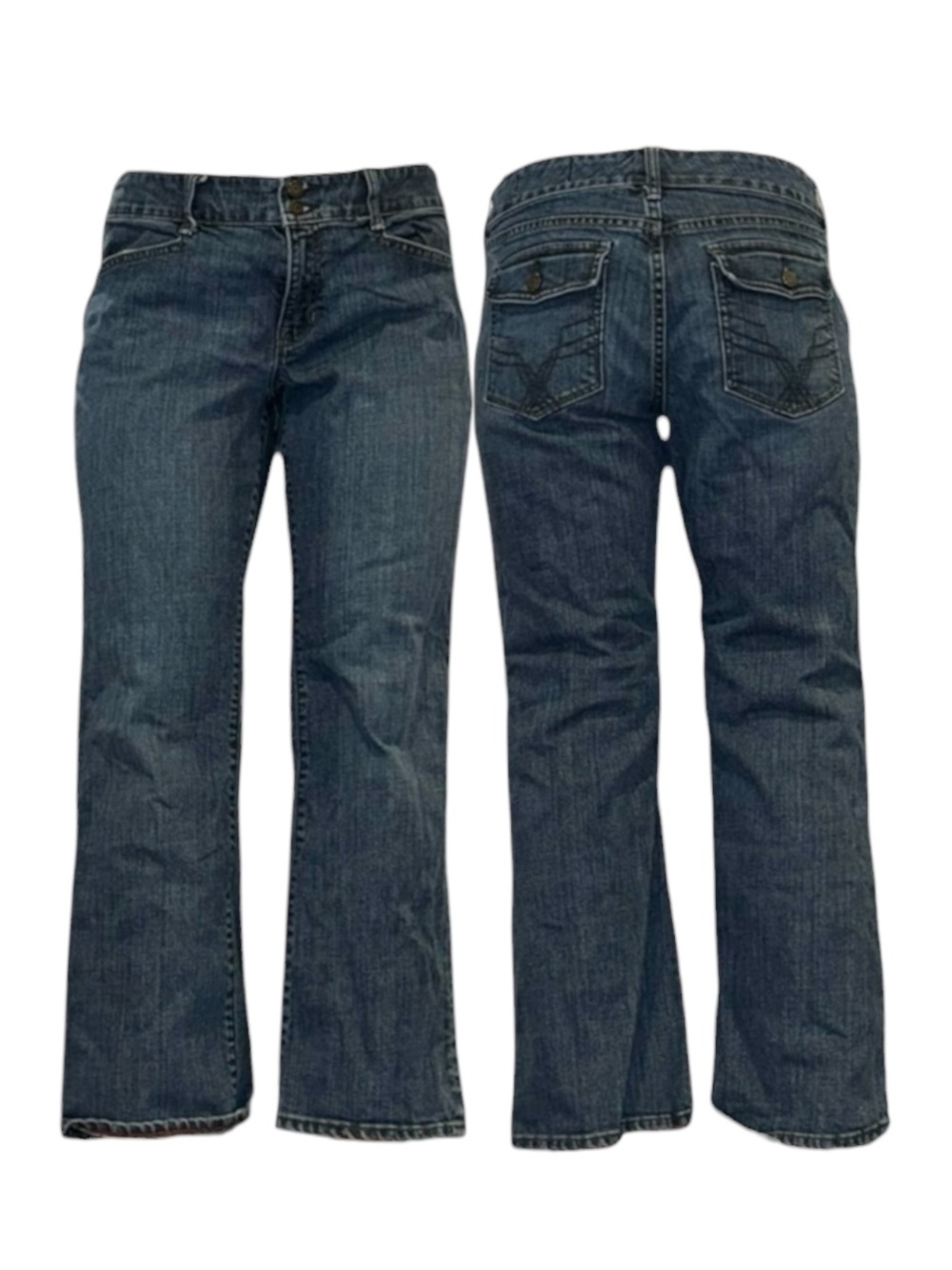 Curvy Stretch High-Rise Straight-Leg GAP Jeans
